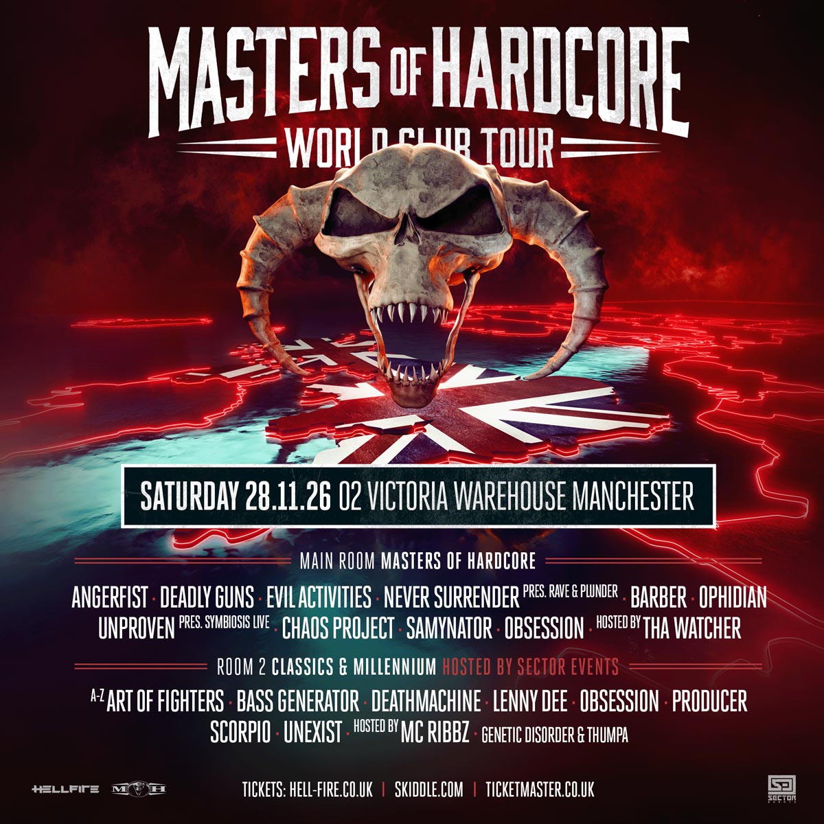 Masters of Hardcore Lineup